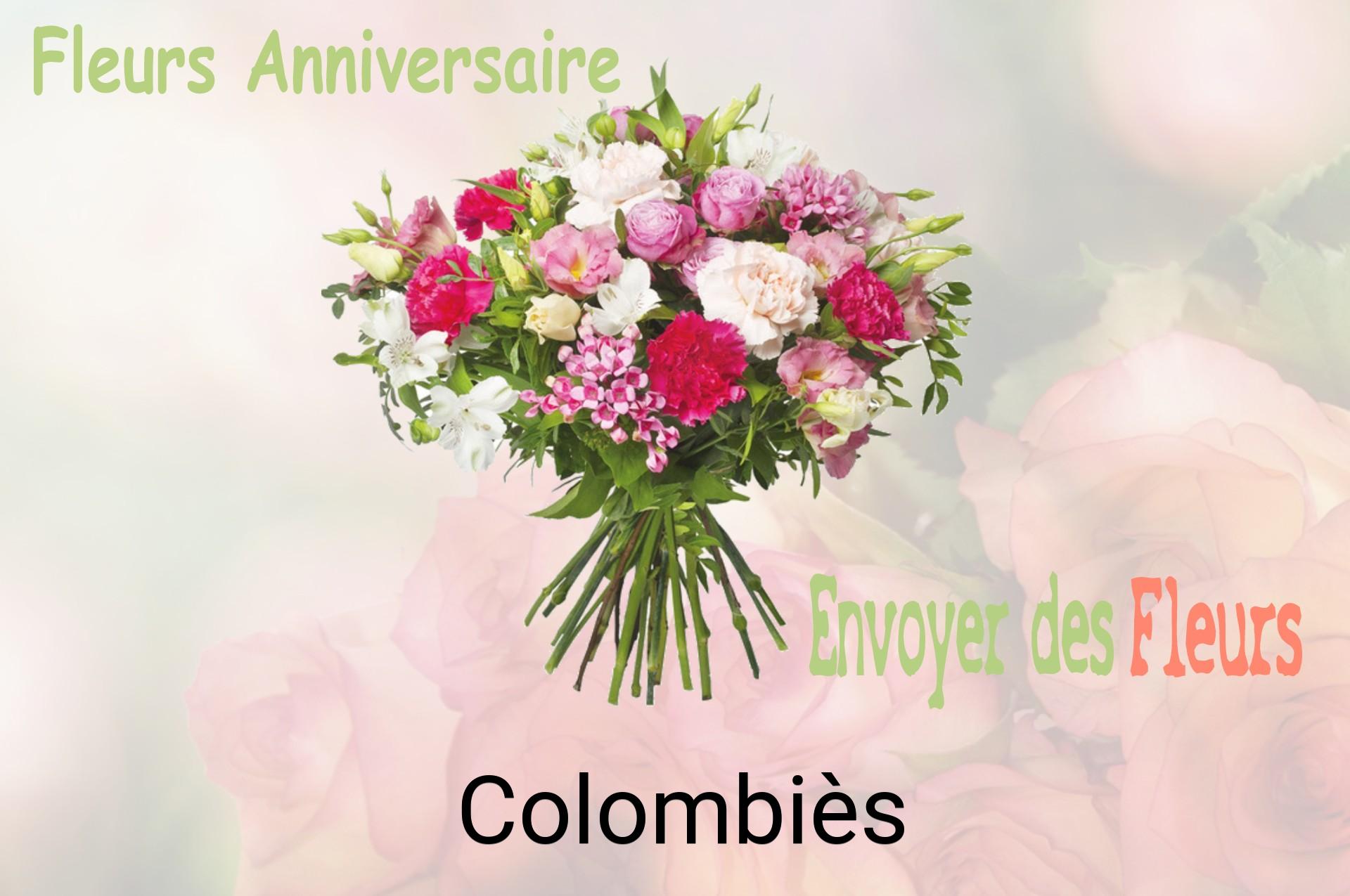 Bouquet de fleurs d’anniversaire livré à Colombiès